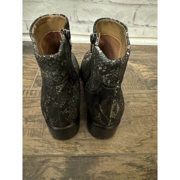 Vionic Size 9 Kamryn Boa Metallic Snake Nebuck Ankle Boots Booties Comfort Shoe‎ - Picture 3 of 15